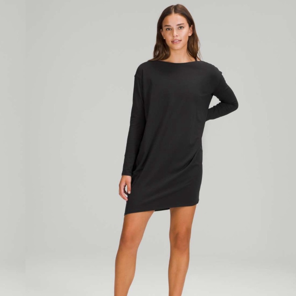 Lululemon Back In Action Long Sleeve Dress